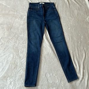 Madewell high rise skinny jeans size 25
